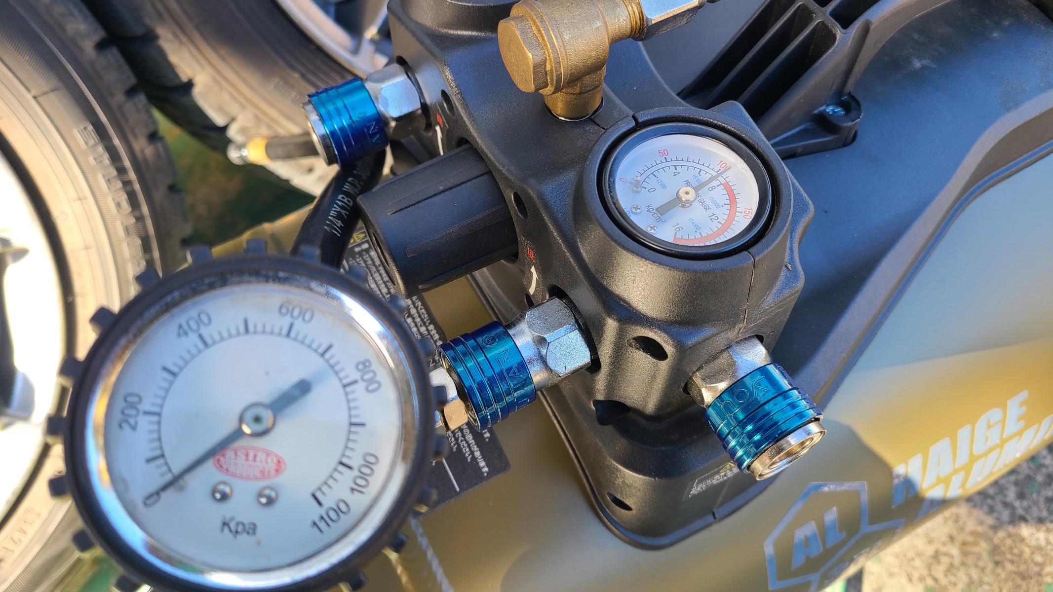 スタットレスタイヤ　空気入れ　❄️❄️❄️