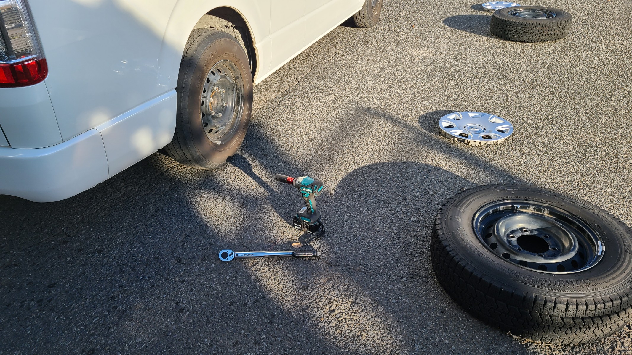 スタットレスタイヤ交換