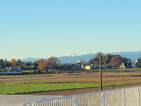 今日は富士山がきれい　📸