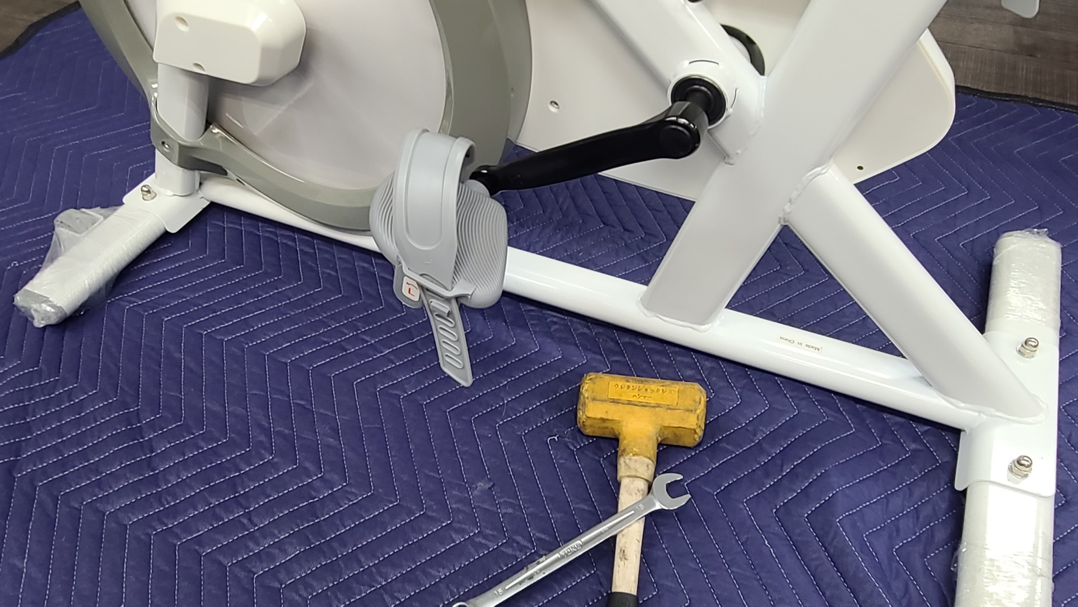 フィットネスバイクのペダル交換