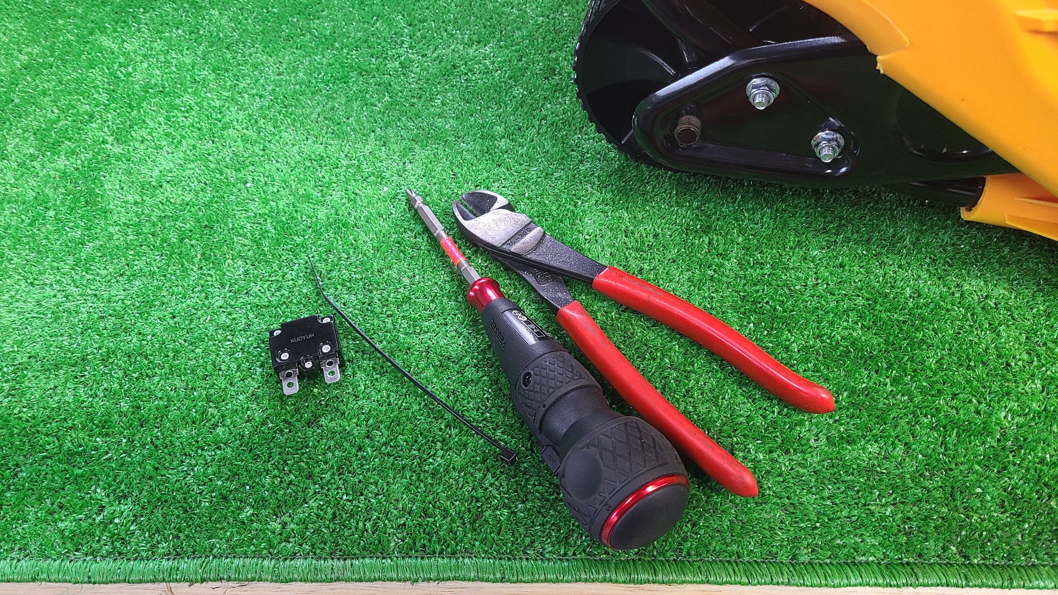 過負荷装置部品　交換